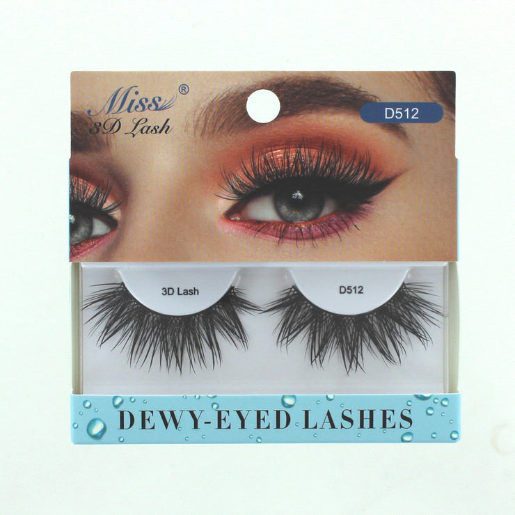 Miss Lashes 3D Dewy-Eyed Lashes - D512