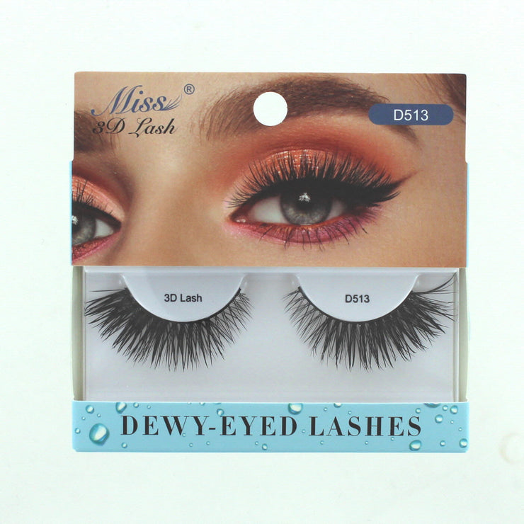 Miss Lashes 3D Dewy-Eyed Lashes - D513