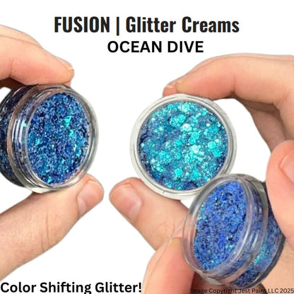 Fusion Body Art Glitter Cream OCEAN DIVE 10mL