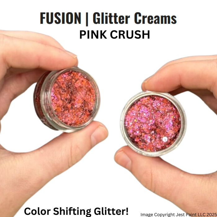 Fusion Body Art Glitter Cream PINK CRUSH 10mL - Color Shifting