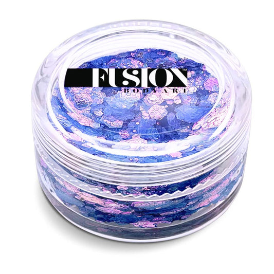 Fusion Body Art Glitter Cream PURPLE BUTTERFLIES 10mL