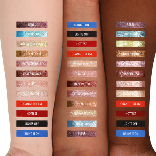 Moira Superhyped Liquid Pigment Black - Lights Off 14