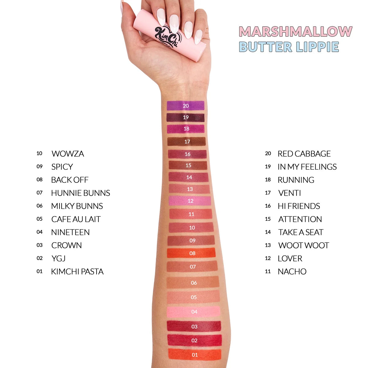 KimChi Chic Beauty Marshmallow Butter Lippie