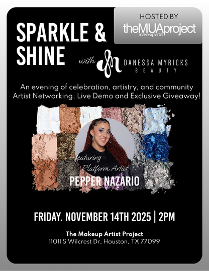 Danessa Myricks Beauty Sparkle & Shine Class - November 14, 2025 @ 2PM