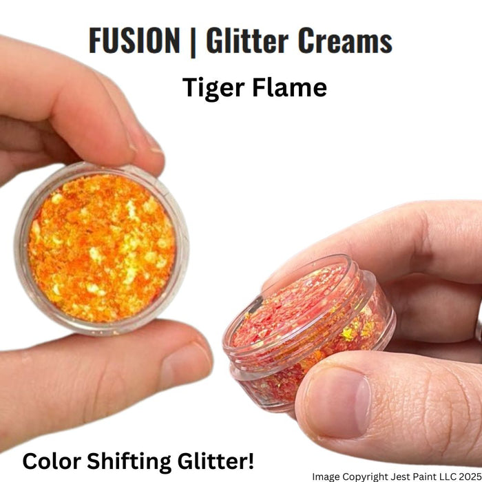 Fusion Body Art Glitter Cream TIGER FLARE 10mL - Color Shifting