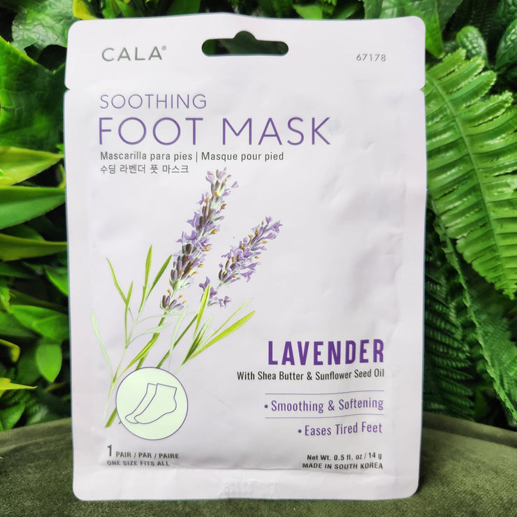 Cala SINGLE Lavender Foot Mask - 67178