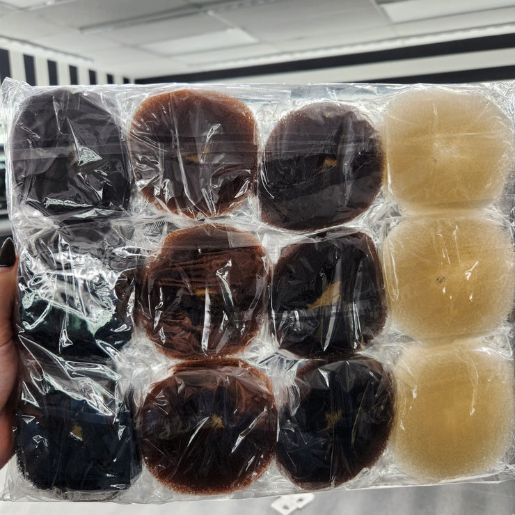 theMUAproject Small Hair Bun Donuts Bundle - 12 PCS