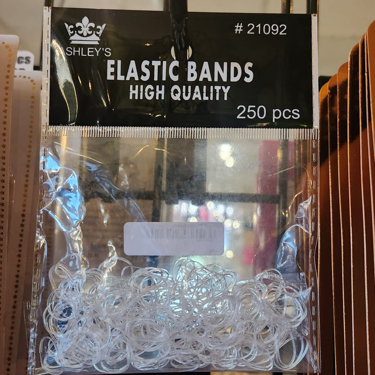 Ashleys Elastic Bands - Clear 250 pcs