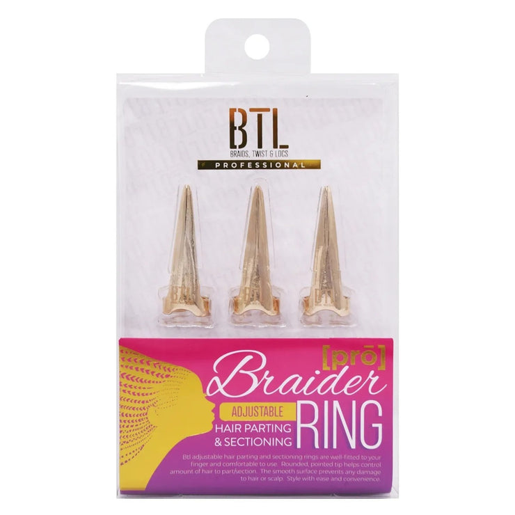 BTL Hair Sectioning Ring - 3 Pack Gold