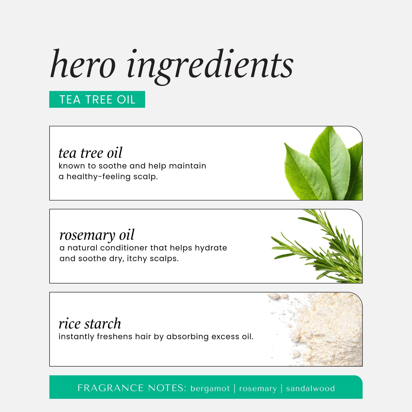 Hask Dry Shampoo - Tea Tree Oil 4.3oz