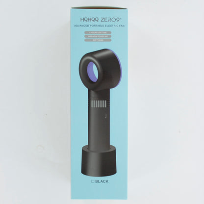 Bladeless Beauty Fan Black/Purple