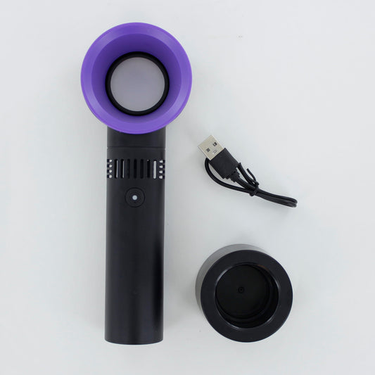 Bladeless Beauty Fan Black/Purple