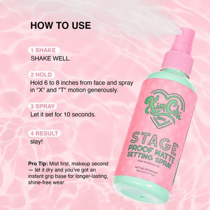 Kimchi Chic Beauty Stage Proof Matte Setting Spray