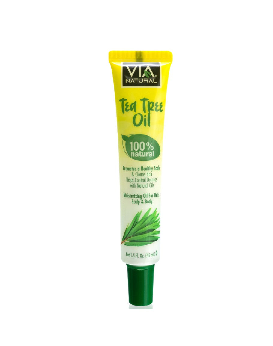 VIA Tea Tree Oil for Hair, Scalp and Body 1.5 fl oz