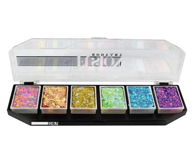 Fusion Body Art Glitter Cream Palette Fiesta Sparkles