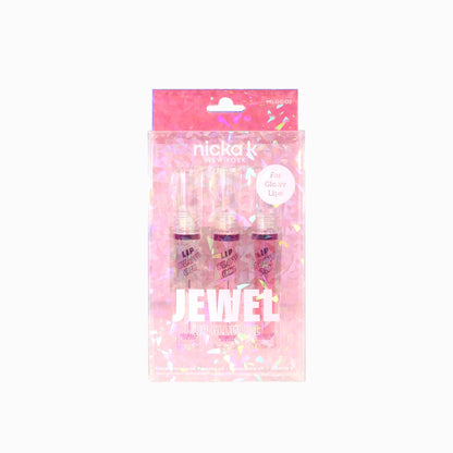 Nicka K Jewel Lip Glow Oil - Gloss Set
