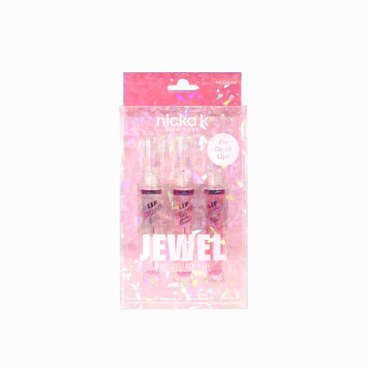 Nicka K Jewel Lip Glow Oil - Gloss Set