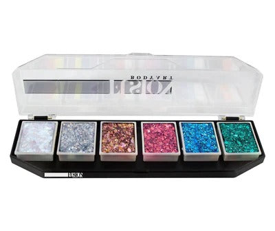 Fusion Body Art Glitter Cream Palette  Gala Sparkles