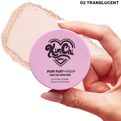 Kimchi Chic Beauty Puff Puff Pass Set & Bake Powder - MINI Translucent