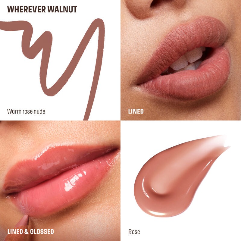 Make Up For Ever Lip Pencil & Gloss Duo - Wherever Walnut