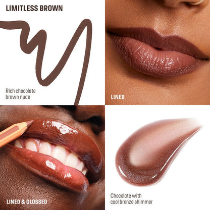 Make Up For Ever Lip Pencil & Gloss Duo - Limitless Brown