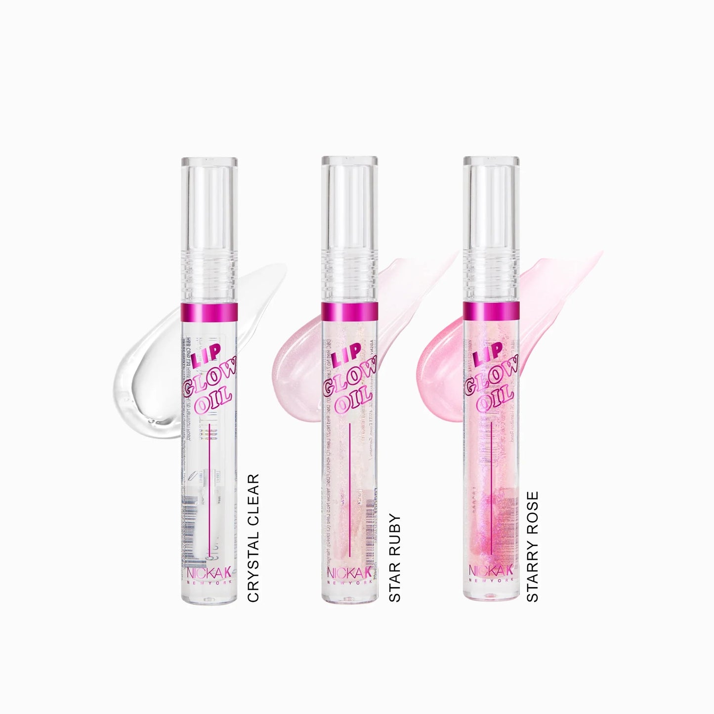 Nicka K Jewel Lip Glow Oil - Gloss Set