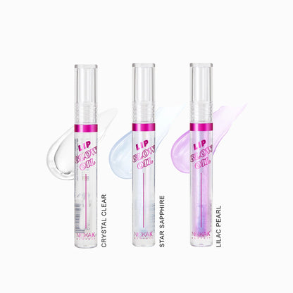 Nicka K Jewel Lip Glow Oil - Gloss Set