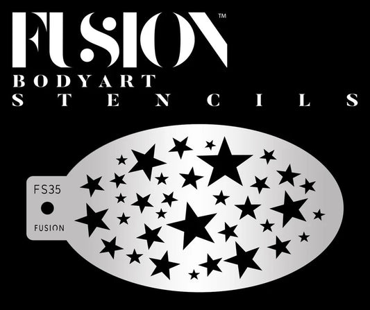 Fusion Body Art | Face Painting Stencil