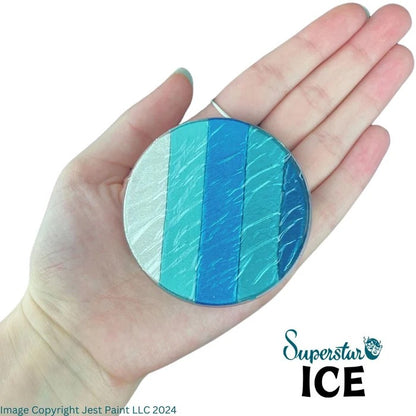 Superstar Face Paint | Dream Colours Rainbow Cake - ICE (Blue Gradient) - 45gr