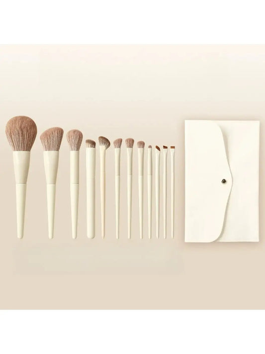 12 PC Nude Brush Set with bag