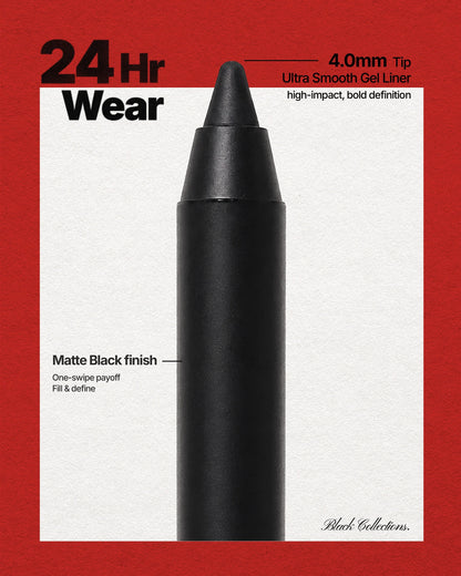 MOIRA 24HR Bold Gel Liner 001 Black | Waterproof Eyeliner