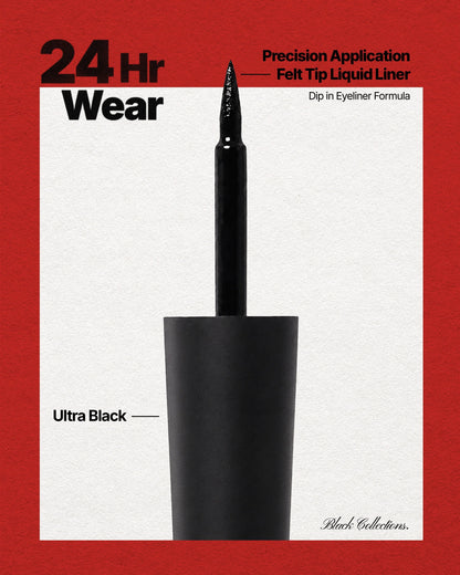 MOIRA 24HR Ink Dip Liner 001 Black | Waterproof Eyeliner
