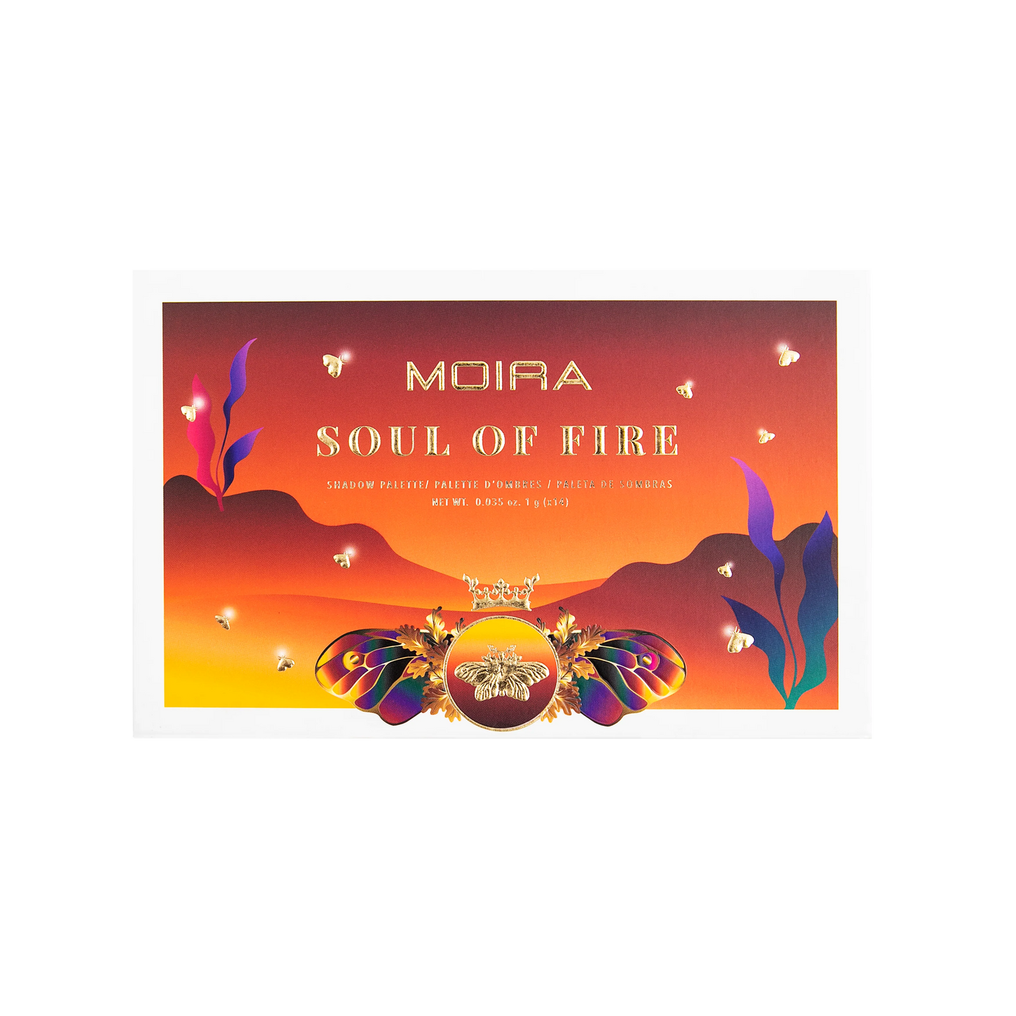 Moira Soul Of Fire Pressed Pigment Palette