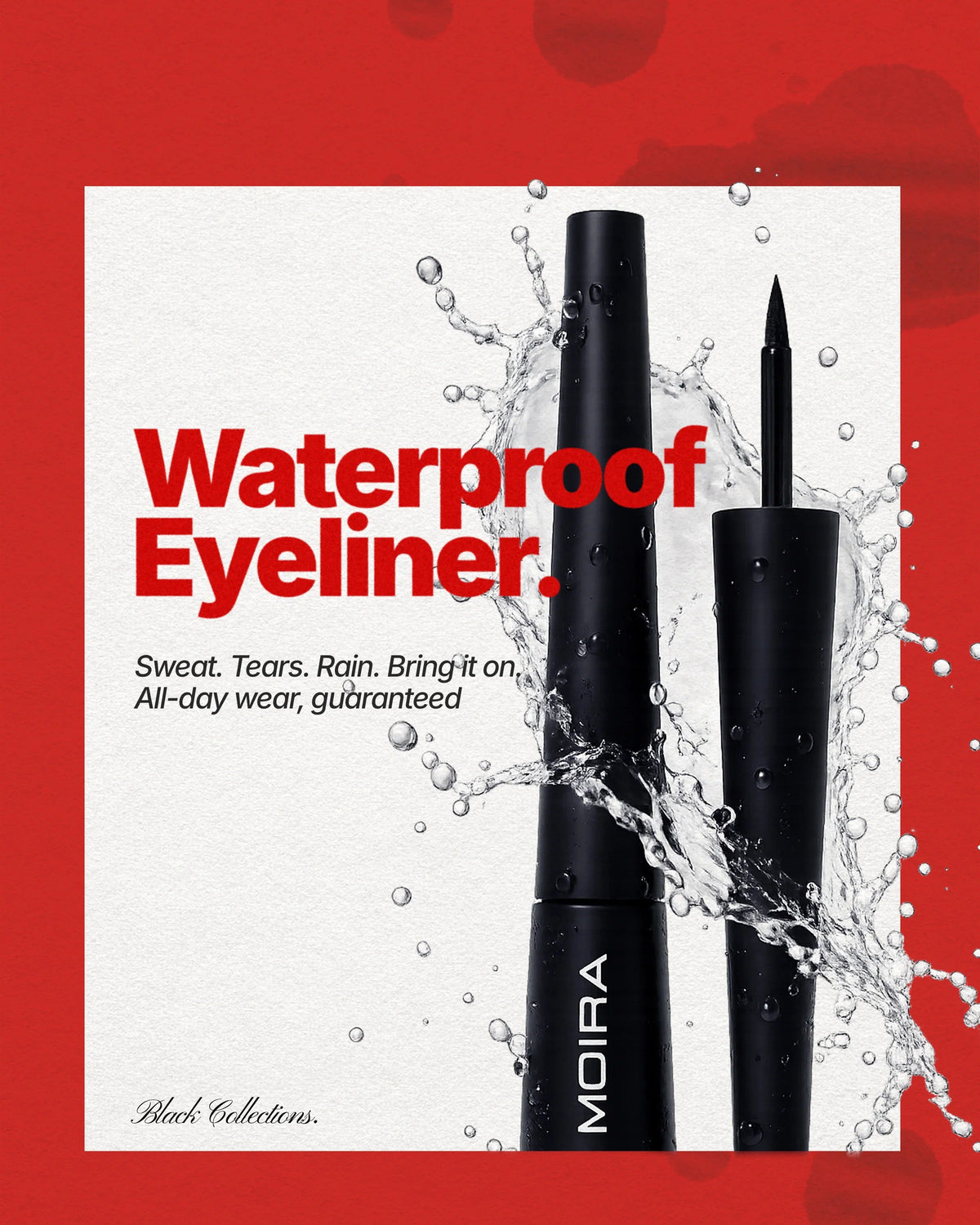 MOIRA 24HR Ink Dip Liner 001 Black | Waterproof Eyeliner