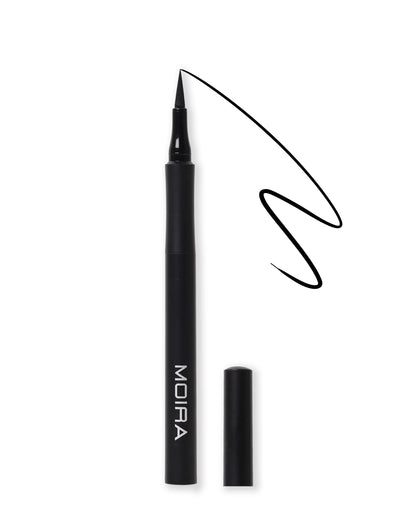 MOIRA 24HR Pro Tip Ink Liner 001 Black | Felt Tip Eyeliner