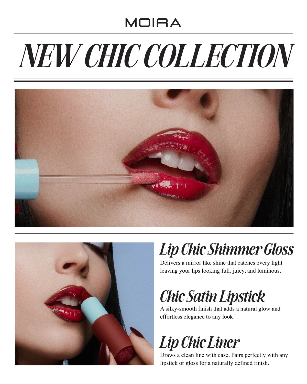Moira Lip Chic Shimmer Gloss