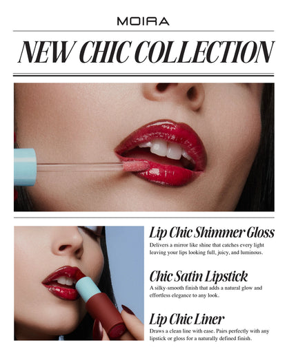 Moira Lip Chic Shimmer Gloss
