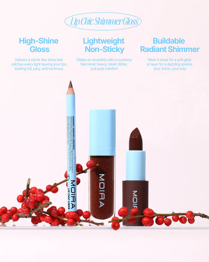 Moira Lip Chic Shimmer Gloss