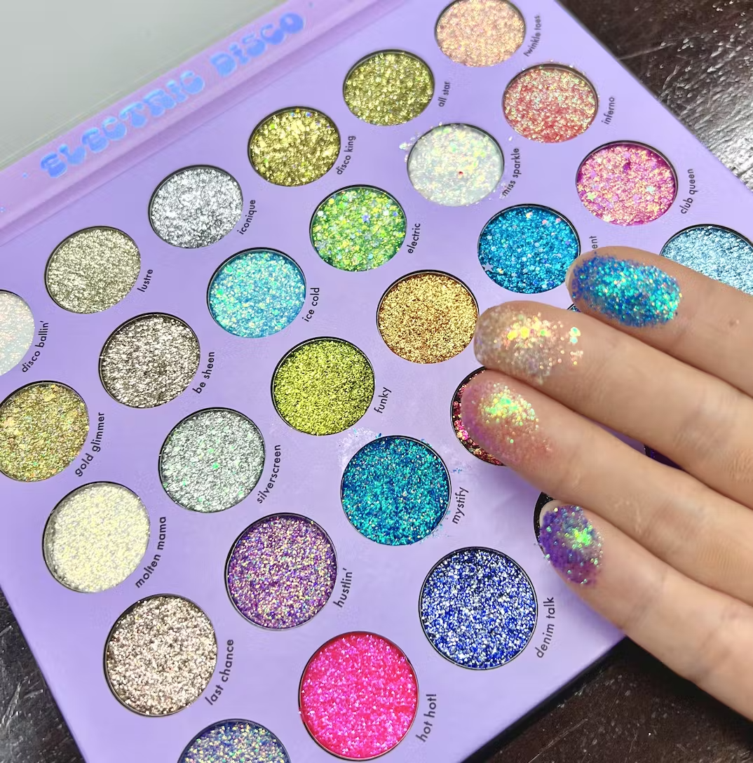 Electric Disco Pressed Glitter Palette