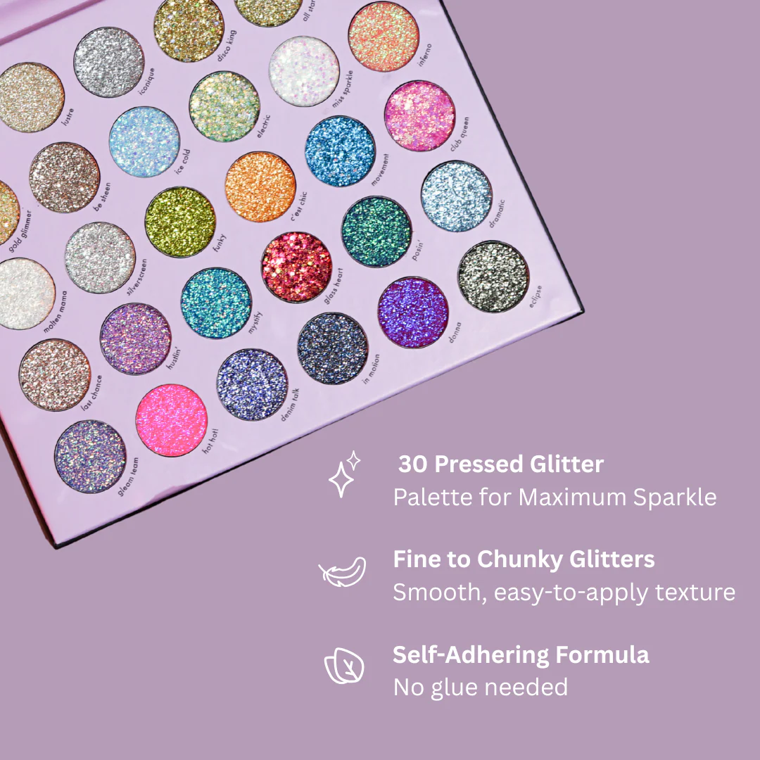 Electric Disco Pressed Glitter Palette