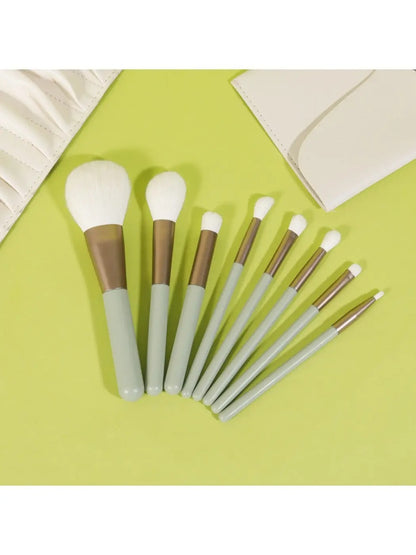 8 Piece Makeup Brush Set