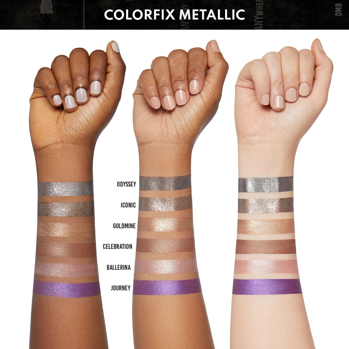 Danessa Myricks Colorfix 24-Hour Cream Color • Metallics