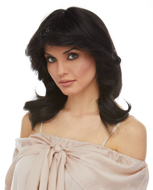 Angel Blowout - Black Wig