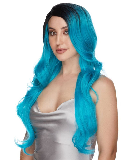 Lady Lush Cyan Lust Blue Wig