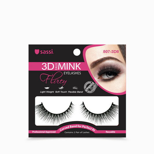 Sassi 3D Faux Mink Flirty Lashes 807-3D8