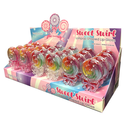 Beauty Treats Sweet Swirl Lollipop Shaped Lip Gloss