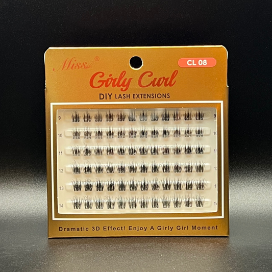 Miss Lashes Girly Curl DIY Lash Extensions CL08