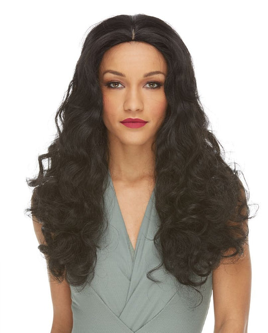 Deluxe Showgirl - Black Wig