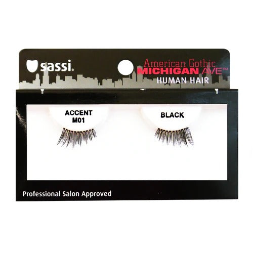 Sassi Michigan Ave 01 - Accent Black Half Lash