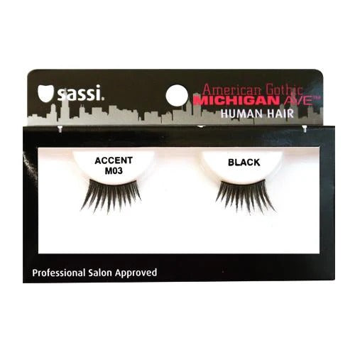 Sassi Michigan Ave 03 - Accent Black Half Lash